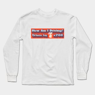 How Am I Driving? I'm Not This Vehicle is being driven by 700 rats | Funny Bumper Long Sleeve T-Shirt